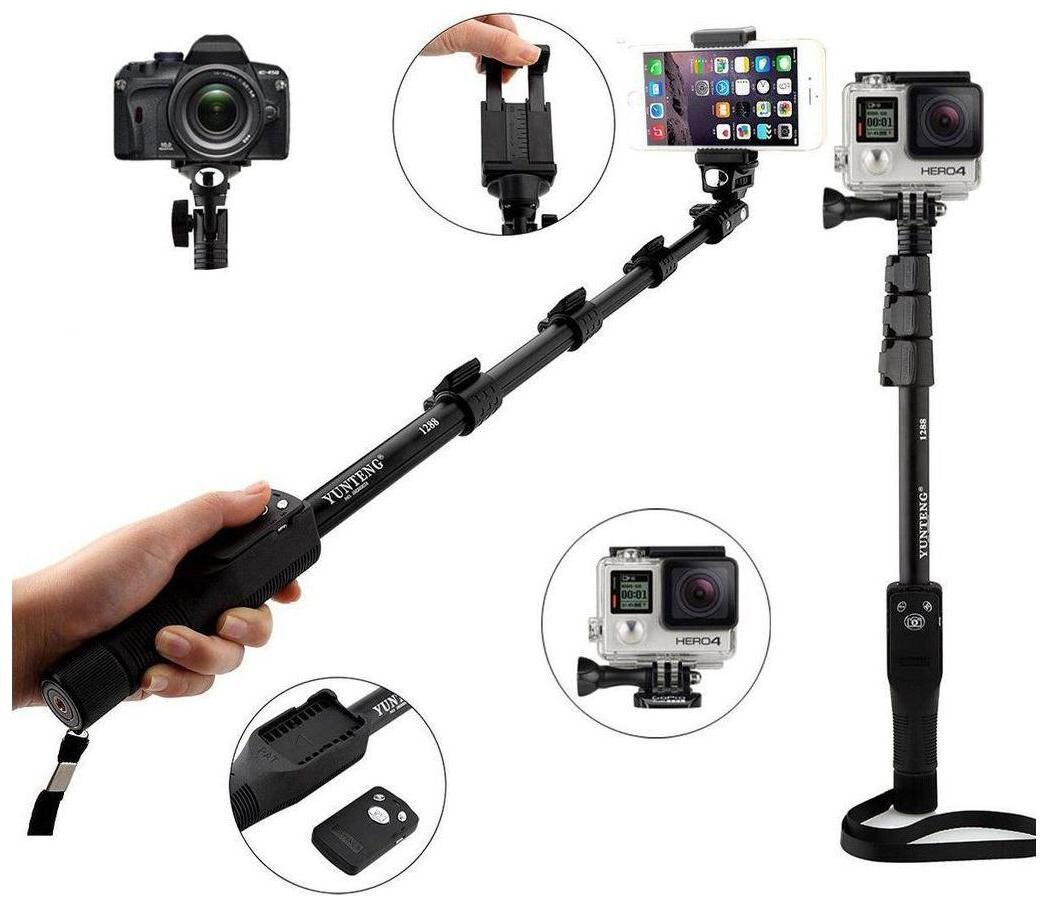 

288 Bluetooth Selfie Stick for Smartphones with Bluetooth Remote BY TSV