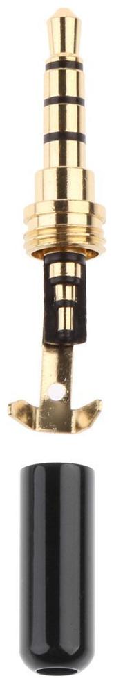

3 5mm 4 Pole Male Repair Headphones Audio Jack Plug Connector Head Headset Accessories Replacement Part for Earphone