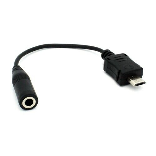 

3 5mm Female to Micro-USB Headset Adapter Earphone Jack for Cell Phones