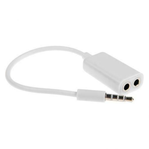 

3 5MM HEADSET HEADPHONE SPLITTER EARBUDS AUDIO JACK Y K5Z for PHONE TABLETS