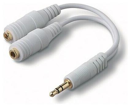 

3 5mm Headset Dual Splitter Earphone Speaker Audio Y Adapter for Smartphones