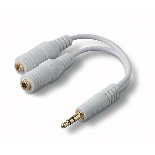 

3 5mm Headset Dual Splitter Earphone Speaker Audio Y Adapter for Smartphones