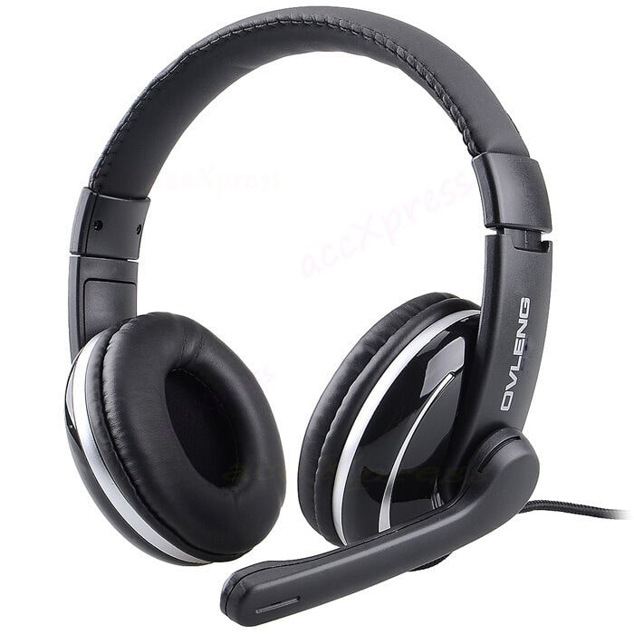 

3 5mm Stereo HiFi Music Gaming Headset Headphone With Microphone for PC Computer