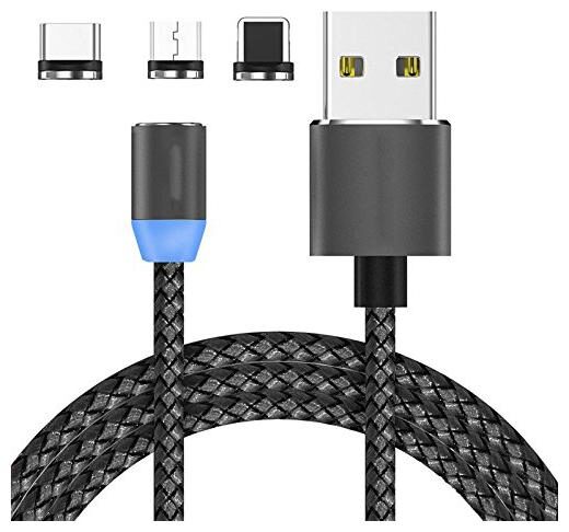 

ASTOUND Data Charging 8 Pin (Lightning) Micro USB Cable ( 1 1 mtr Black )