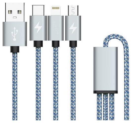 

PICKMALL Data Charging Multi Cable ( 1 5 Mtr Assorted )