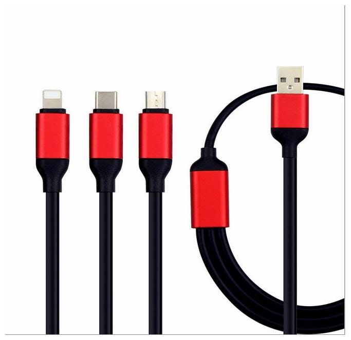 

3 - in - 1 USB Type Data Charging Cable