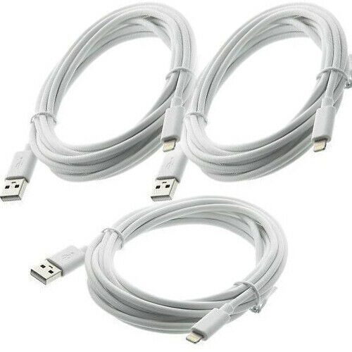 

3 x 6ft Long Lightning USB Charging MFI Cable for Apple iPhone 5 5c 5s 6 6s 7