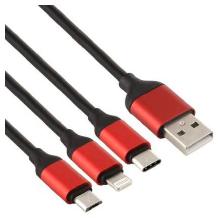 

VESSHIC Charging Only 3 in 1 (Lightning Micro USB Type-C) Cable ( 1 m Assorted )