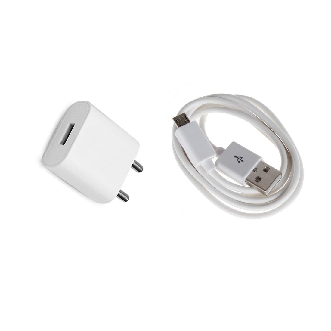 44 Mob High Quality Mobile Charger With Best Quality Data Cable For Lenovo A7000 White