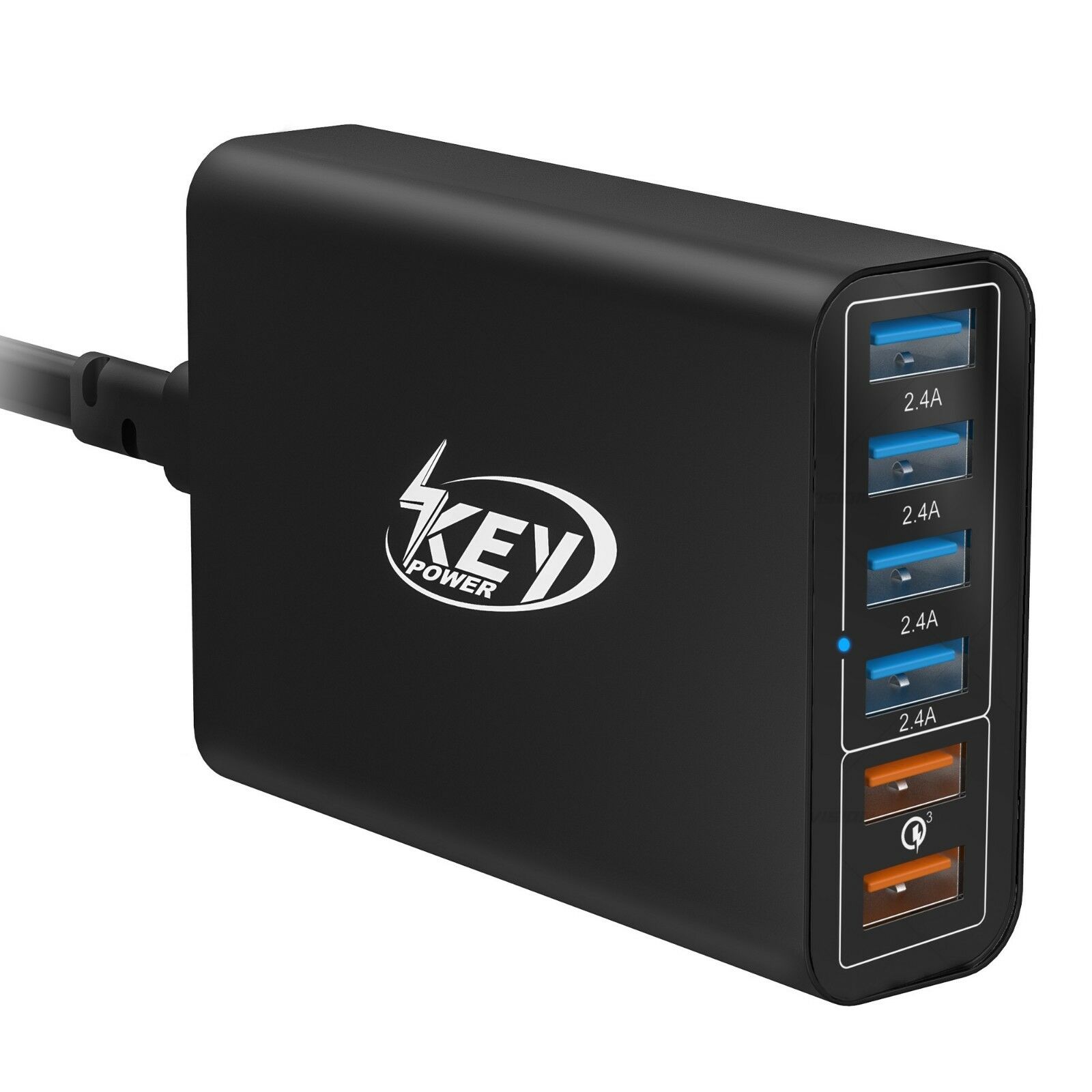 

6 Port USB fast Charger 12 Rapid Travel Desktop Wall Charging Station Hub iPhone