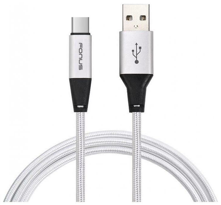 

6FT LONG BRAIDED USB TYPE-C CABLE WIRE SYNC USB-C DATA D1J for SMARTPHONES