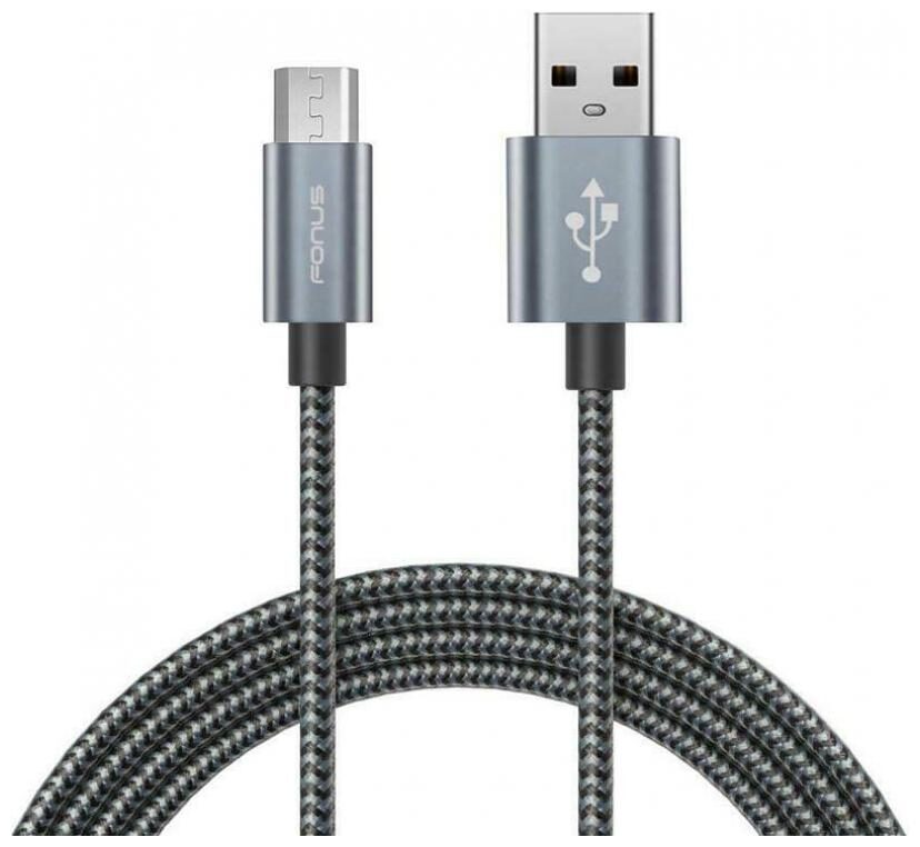 

6FT LONG DURABLE BRAIDED USB CABLE WIRE SYNC MICROUSB E3J for PHONE TABLETS
