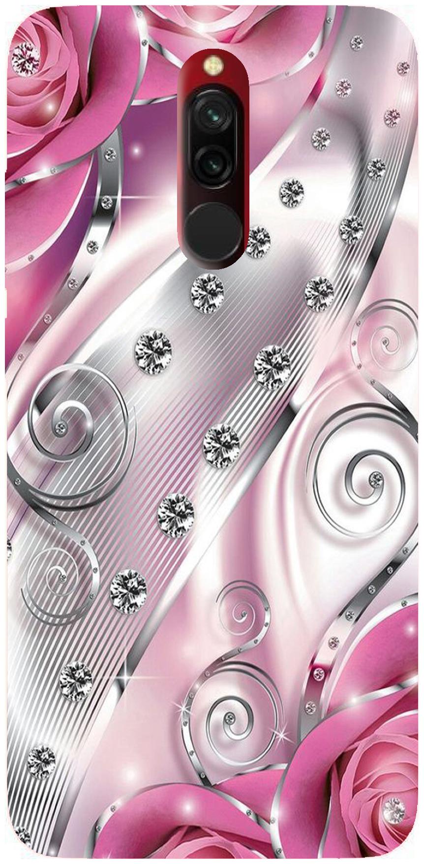 

91 AVILOOK CASES Silicone Back Cover For Redmi 8 ( Multi )