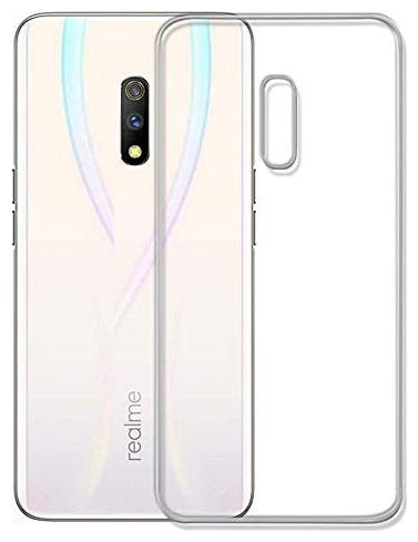 

A M BROTHERS Silicone Back Cover For Realme X ( Transparent )