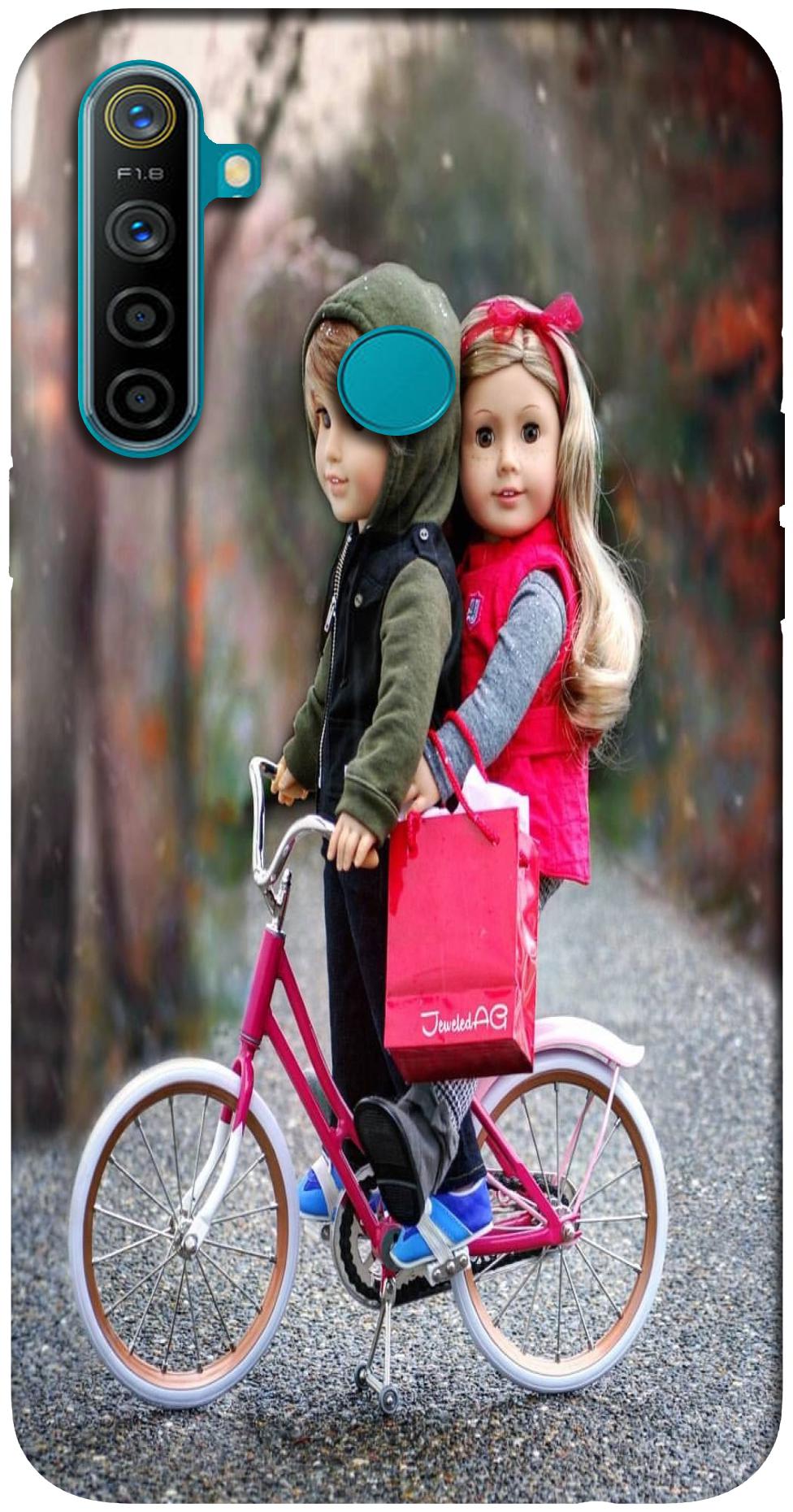 

A M BROTHERS Back Cover For Realme 5i Grey