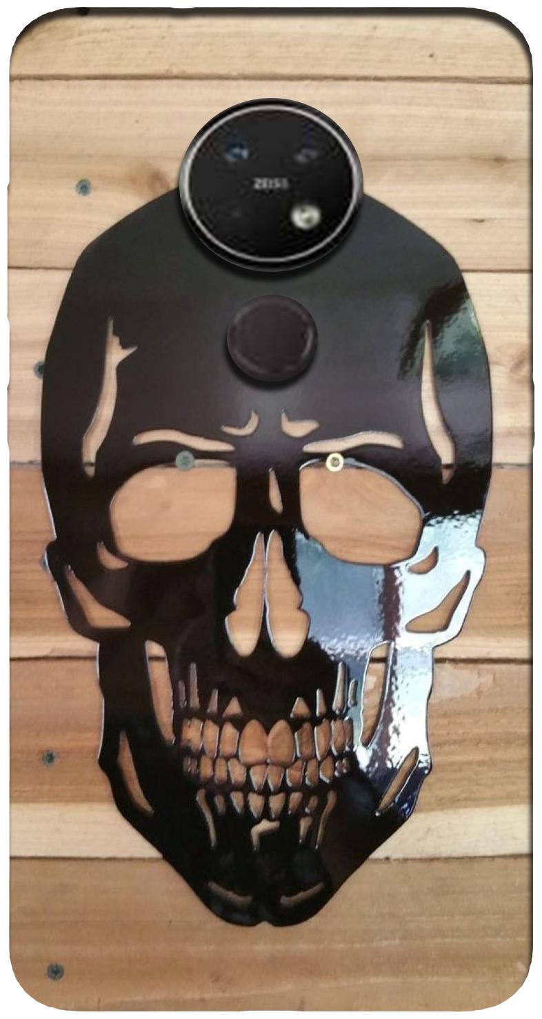 

A M BROTHERS Skull Designer Multicolor Back Cover Printed Mobile Back Case And Cover For Nokia 7 2