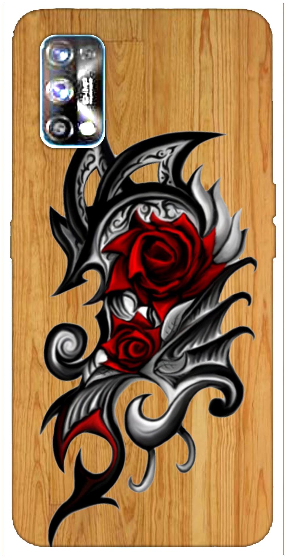 

A TO ZZ Polycarbonate Hard Back Cover For Realme 7 Pro ( Multi )