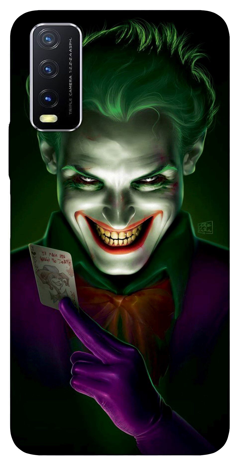 

A TO ZZ Polycarbonate Hard Back Cover For Vivo Y20i ( Multi )