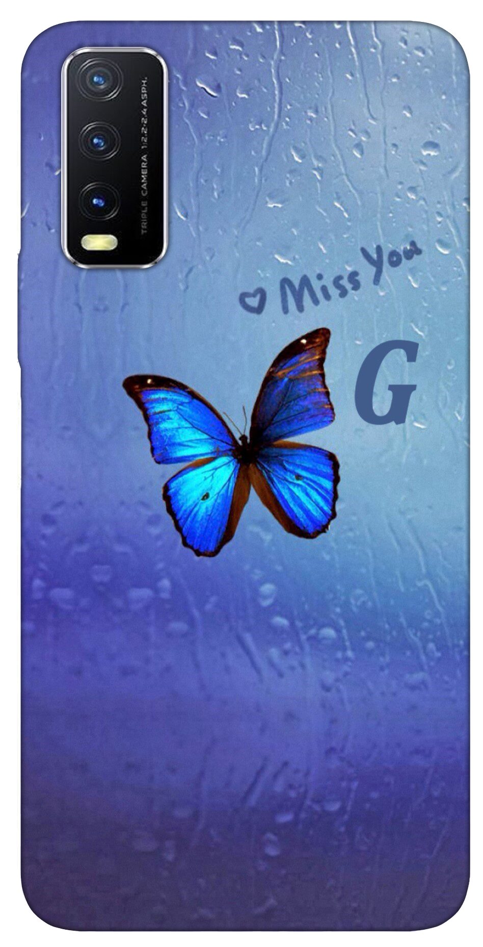 

A TO ZZ Polycarbonate Hard Back Cover For Vivo Y20i ( Multi )
