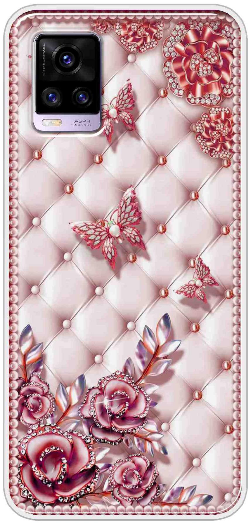 

A TO ZZ Silicone Back Cover For Vivo V20 ( Multi )