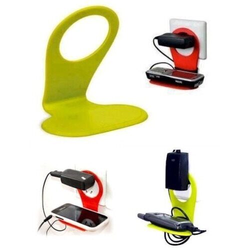 

AAR BEE WORLD Universal Mobile Charging Wall Stand Shelf Holder For All Mobile Phones Assorted