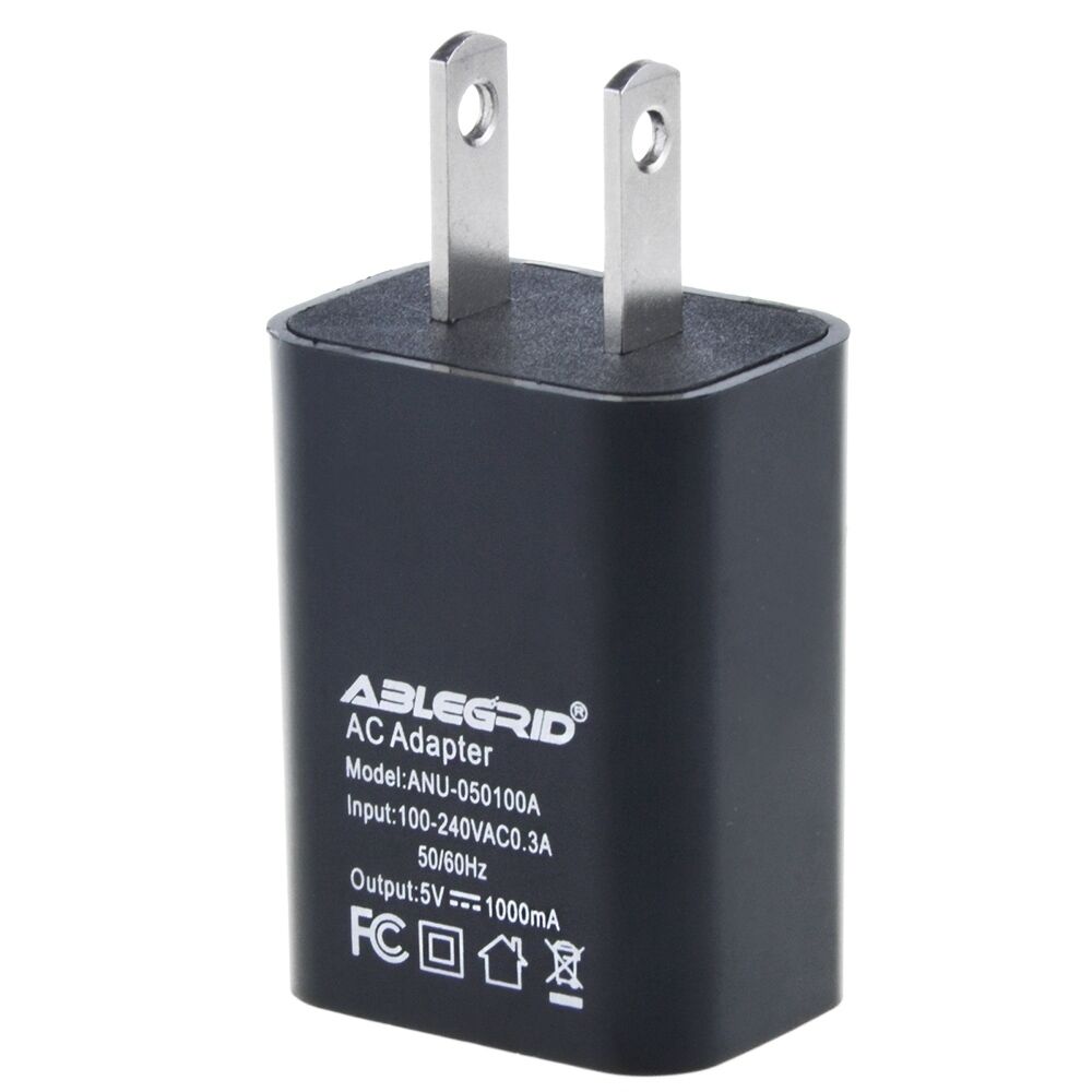

AbleGrid USB 5V 1A Wall AC DC Home House Charging Charger Wall Power Adapter 5W