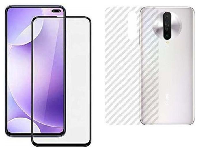 

Accesories Legacy 2 in 1 for POCO X2 11D 13D Edge to Edge Tempered Glass with Clear Transparent Fiber Back Skin Rear Screen Guard