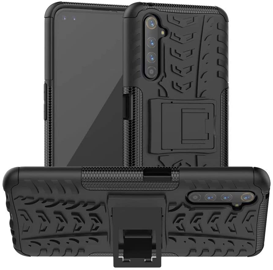 

Accessories Kart Polycarbonate Back Cover For Realme 6 pro ( Black )