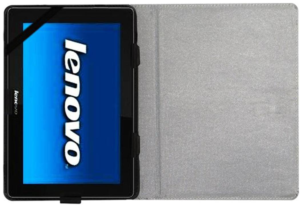 ACM Book Cover For Lenovo S6000 25.65 cm 10.1 inch Black Grey by Accessories Masters