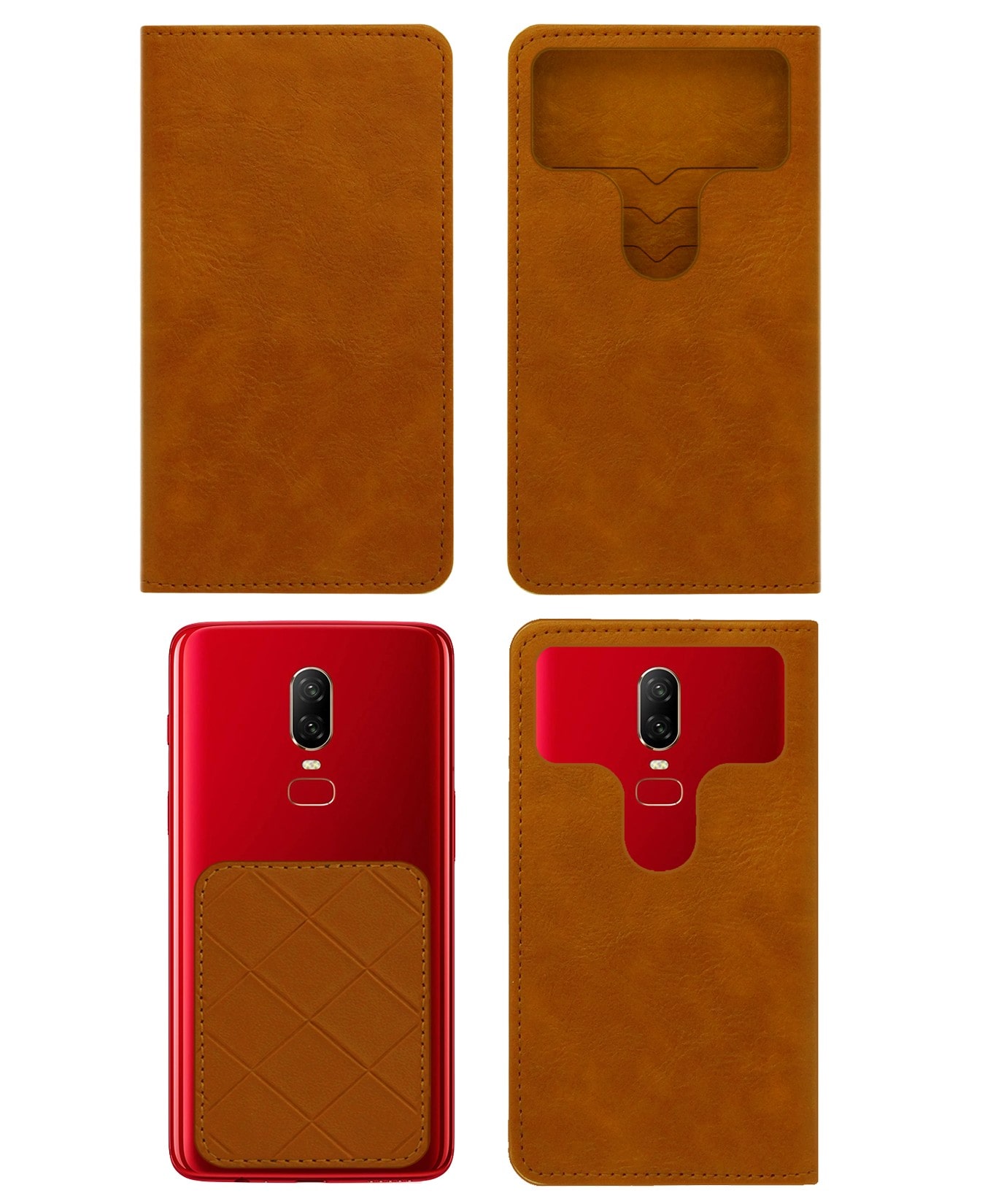 Motorola Moto G5 Plus Faux Leather Flip Cover By ACM Golden by Accessories Masters