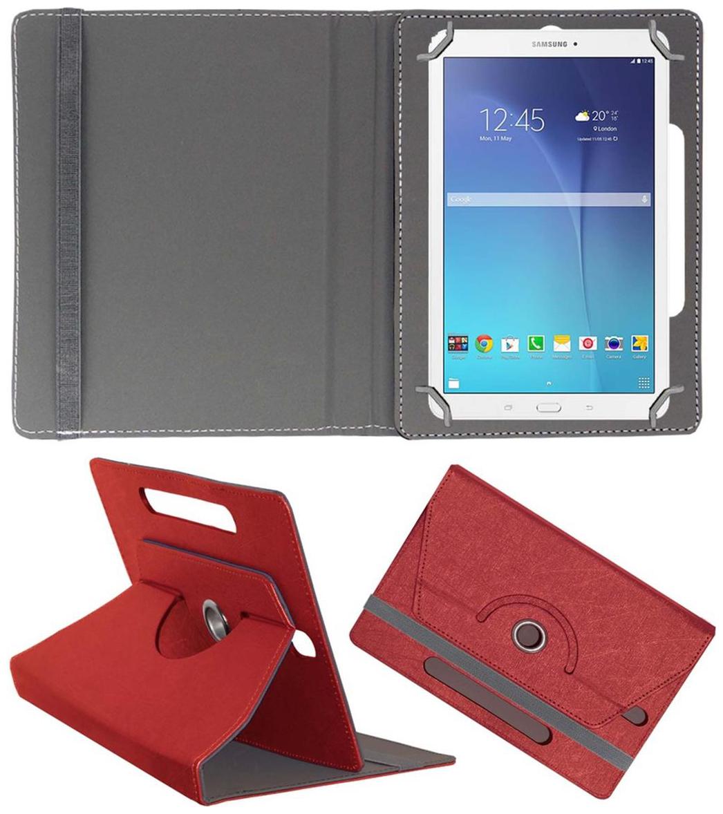 ACM Flip Cover For Samsung Galaxy Tab E 9.6 T561 Peach