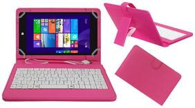 Acm Keyboard Case For Notion Ink Cain 8 Pink With Free OTG Cabel