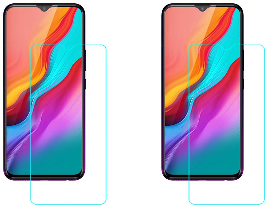 

Acm Pack of 2 Combo Tempered Glass Screenguard For Infinix Hot 8