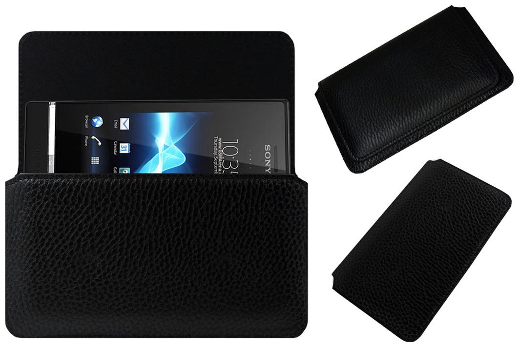 ACM Pouch Cover For SONY ERICSSON XPERIA U ST25I Black by Accessories Masters