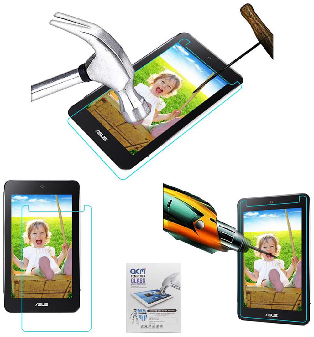 Acm Tempered Glass Screenguard for Asus Memopad Hd 7 Screen Guard Scratch Protector