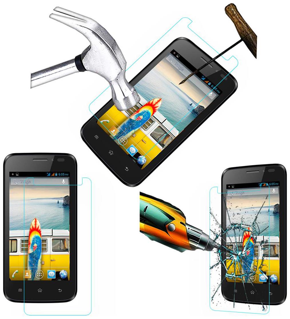 Acm Tempered Glass Screenguard For Micromax Bolt A66 Screen Guard Scratch Protector by Accessories Masters