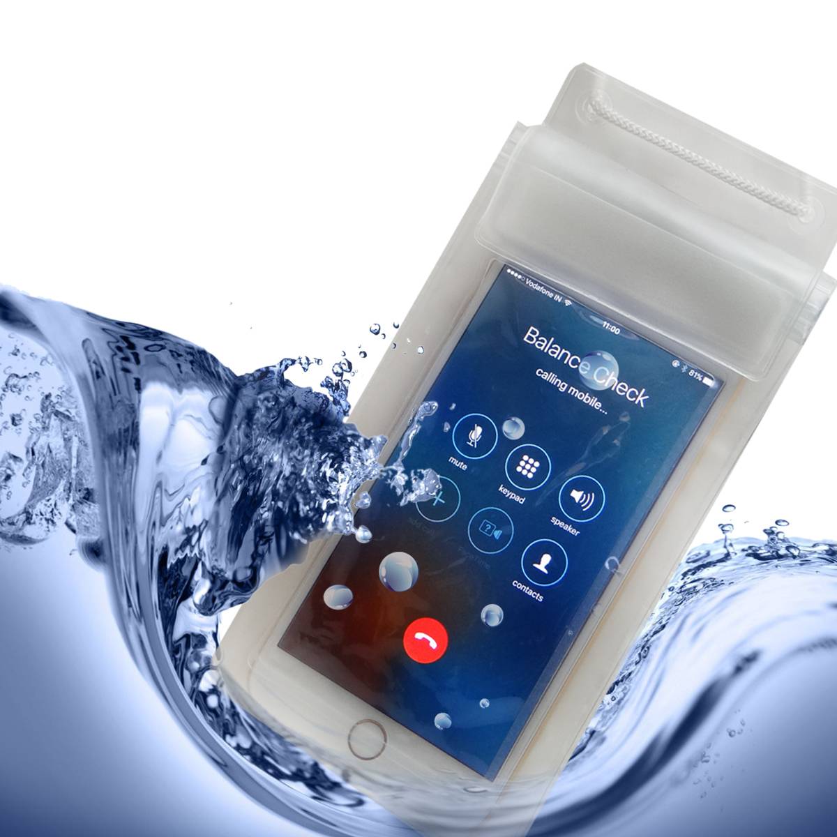 ACM Water Proof Case For Samsung Galaxy J5 6 New 2016 Edition For Transparent by Accessories Masters