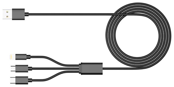 

Admobi Data Charging 3 in 1 (Lightning Micro USB Type-C) Cable ( 1 m Assorted )