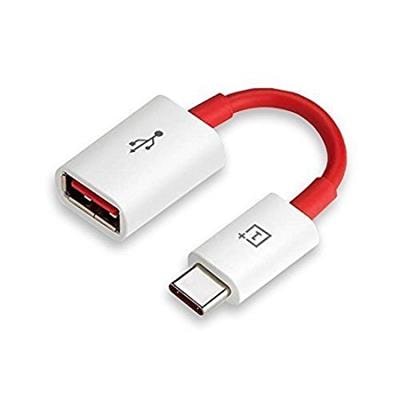 

AfroDive USB 3 1 USB Type-C OTG Cable compatible For One Plus 3 3T (Red)