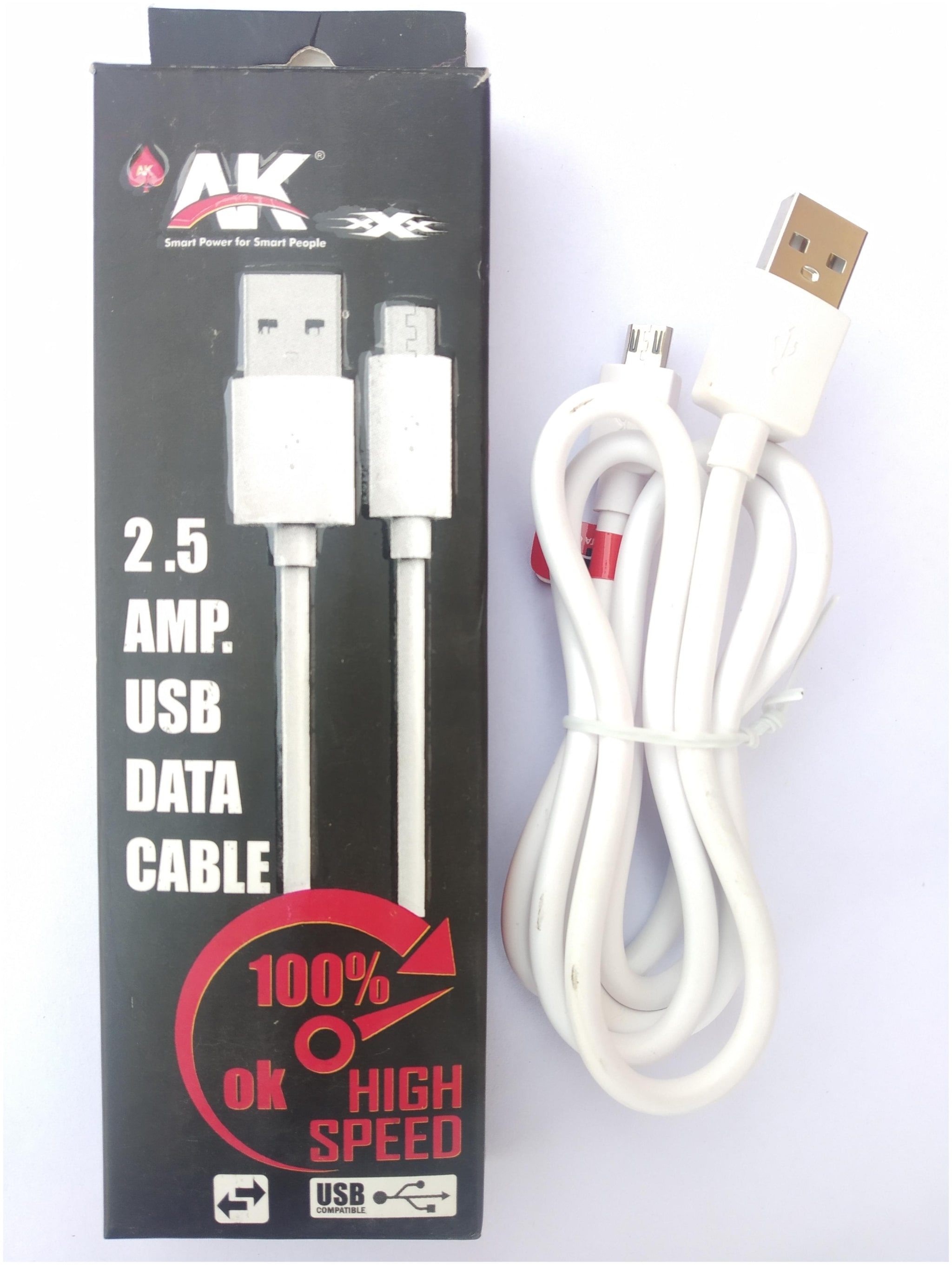 

NeroEdge Data Charging Mini USB Cable ( 1-1 5m White )