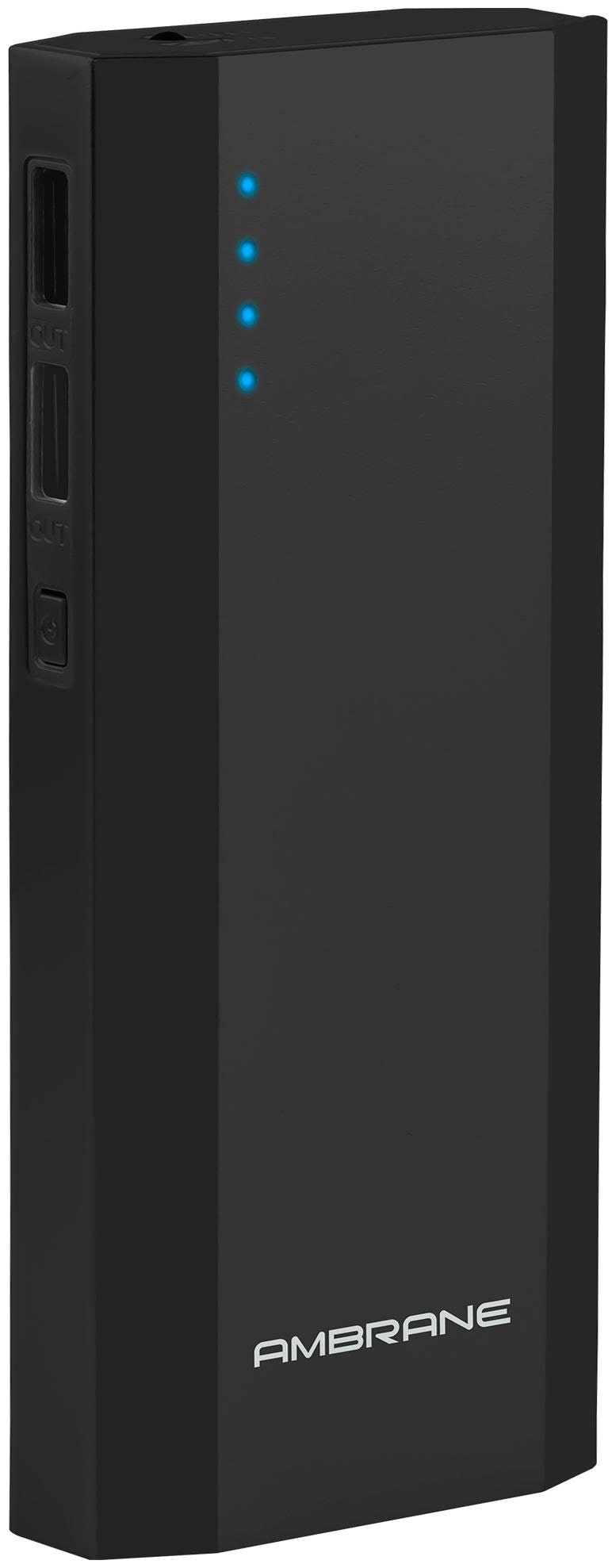 Ambrane P-1111 10000mAH Power Bank (White-Blue)