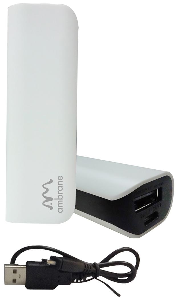 

Ambrane P-201 2200 mAh Power Bank - White
