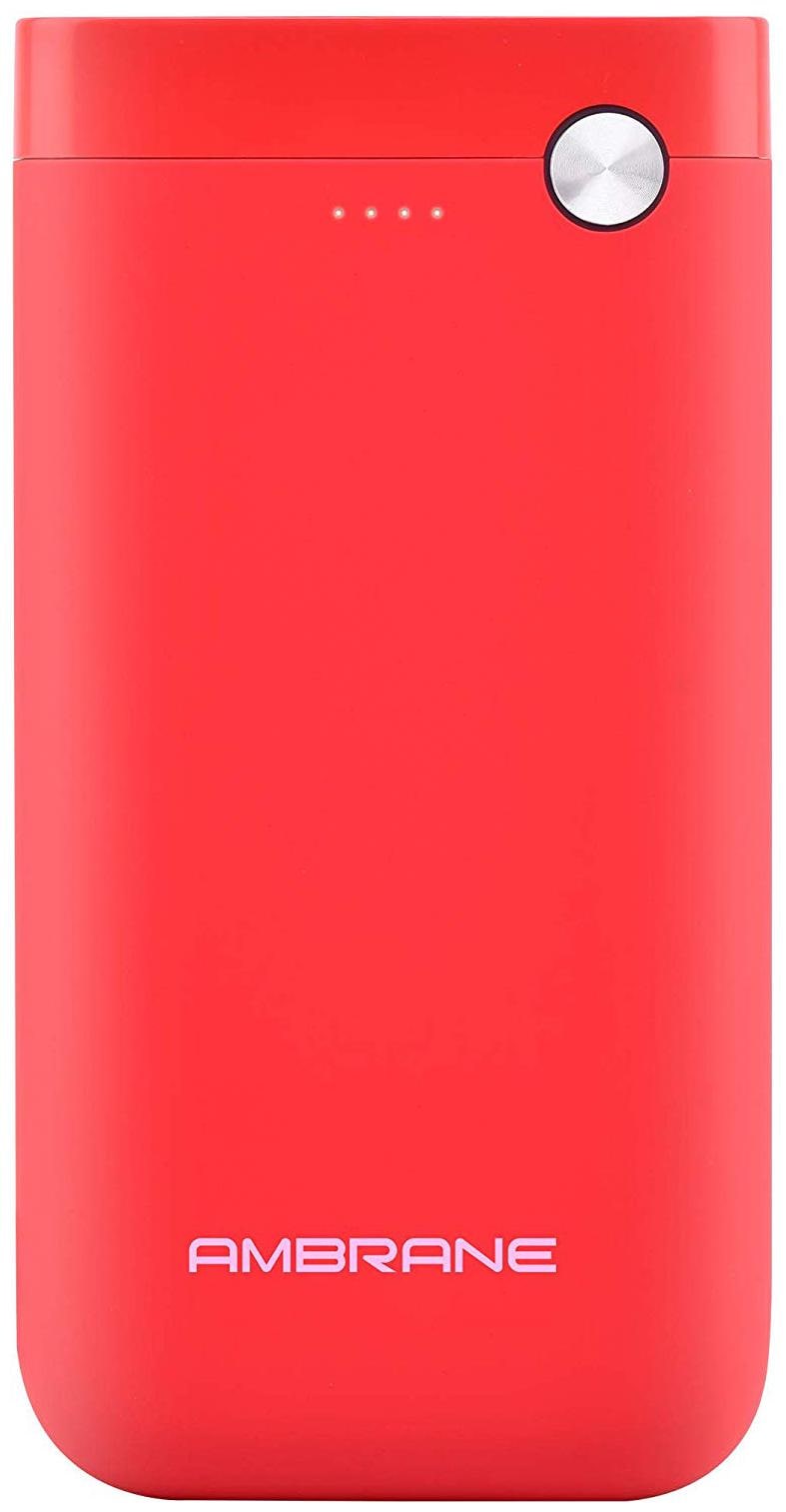 

Ambrane PP-11 10000 mAh Power Bank - Red