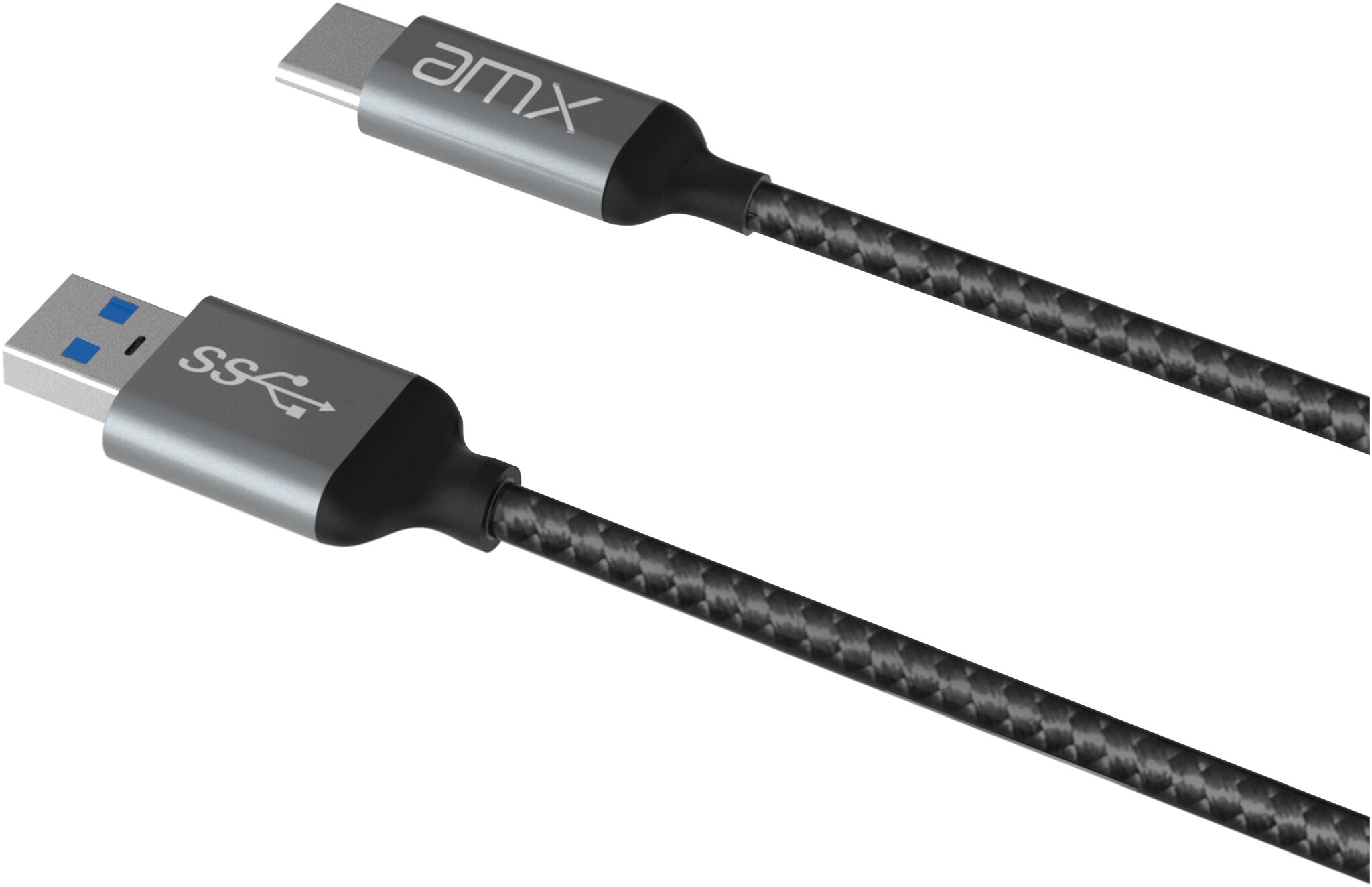 

AMX Data Charging Type-C Cable ( 1 m Black Grey )