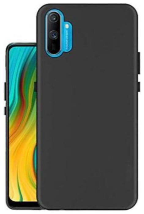 

APYLOOK Soft Back Cover For Realme C3 Black