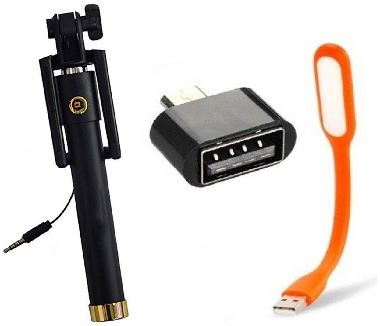

ARHUB Selfie Stick USB Light OTG Cable Multi Pack of 3
