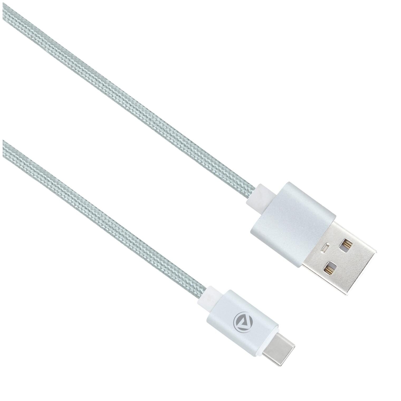 

ARU Data Charging Type-C Cable ( 1 mtr Silver )