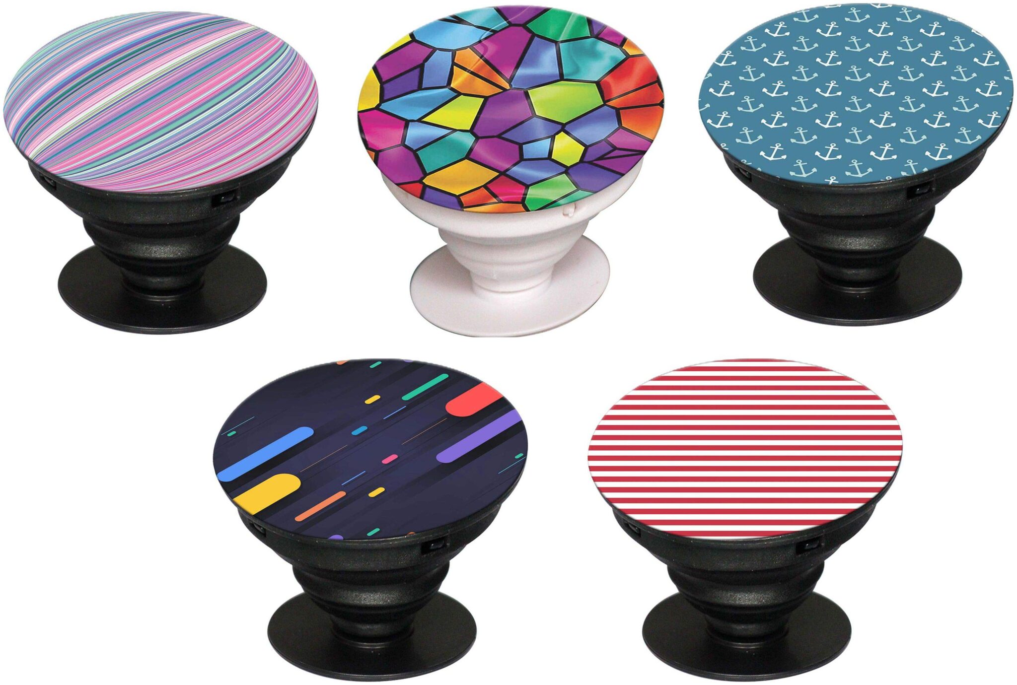 

Aryshaa Pop Mobile holder (Multi) (Pack of 5)