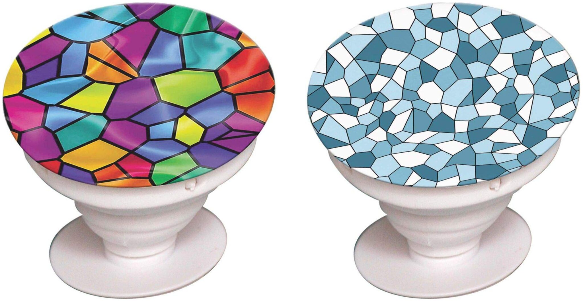 

Aryshaa Pop Socket Mobile Holder For All Mobile Tablet devices Assorted Colours Design (Pack of 2)