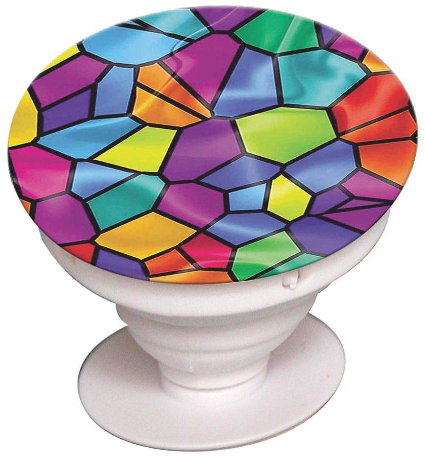 

Aryshaa Pop Socket Mobile Holder For All Mobile Tablet devices Assorted Colours Design (Pack of 1)